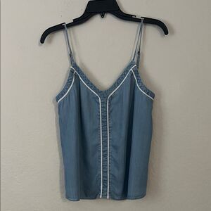 Hinge Women's Blue and white Cami Top in Size S